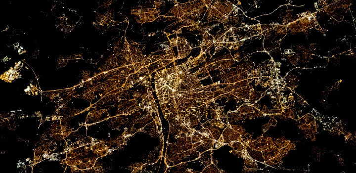 ISS Captures Prague’s Nighttime Splendor from Space